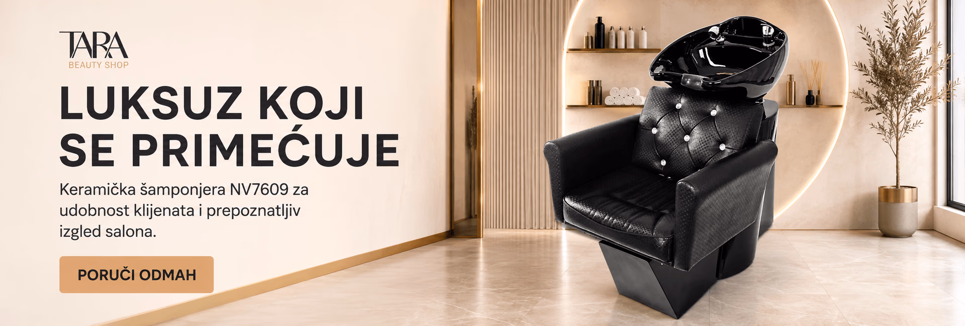 Luksuz koji se primećuje — keramička šamponjera NV 7609