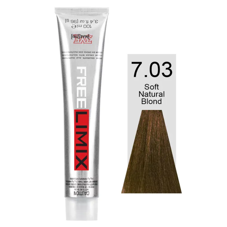 Prirodne zlatne nijanse - farba za kosu 100 ml — Prirodna plava 7.03 — slika 1