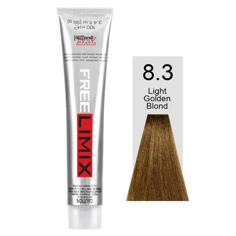 Zlatne nijanse - farba za kosu 100 ml — Svetlozlatnoplava 8.3 — slika 1