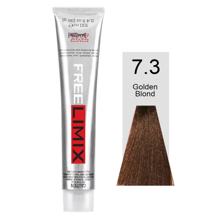 Zlatne nijanse - farba za kosu 100 ml — Zlatnoplava 7.3 — slika 1