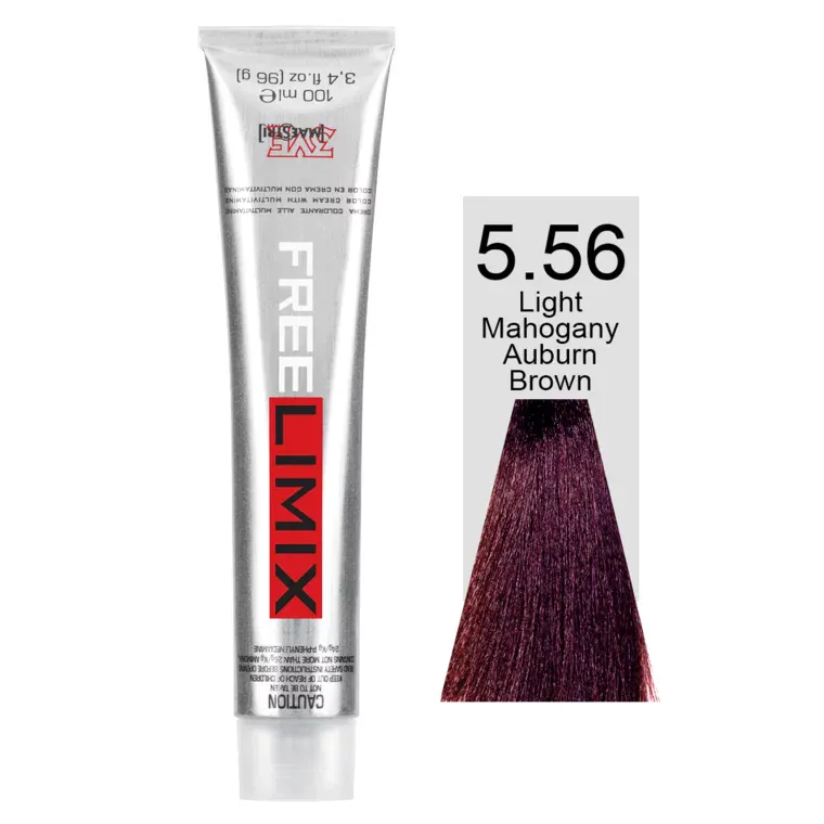 Crvene nijanse - farba za kosu 100 ml — Svetlomahagoni braoncrvena 5.56 — slika 1