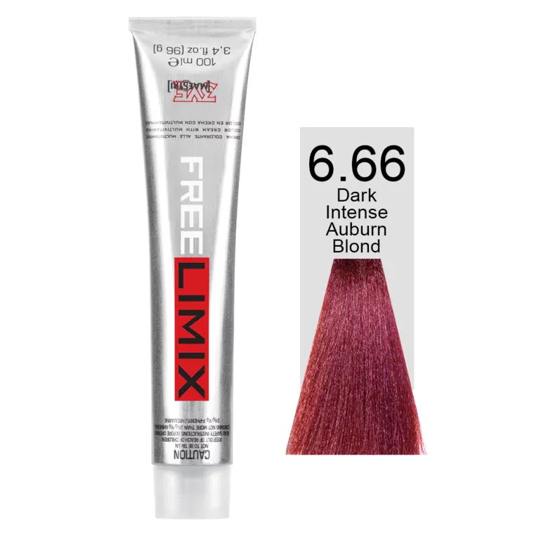 Crvene nijanse - farba za kosu 100 ml — Intenzivna tamna crvenoplava 6.66 — slika 1