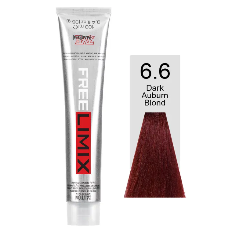 Crvene nijanse - farba za kosu 100 ml — Tamna crvenoplava 6.6 — slika 1