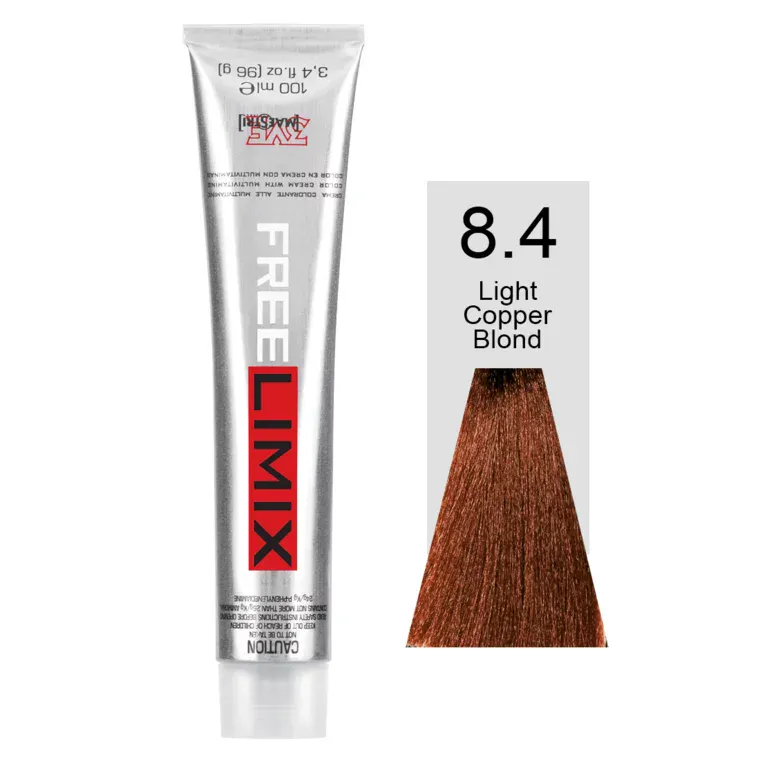 Bakarne nijanse - farbe za kosu 100 ml — Svetlobakarnoplava 8.4 — slika 1