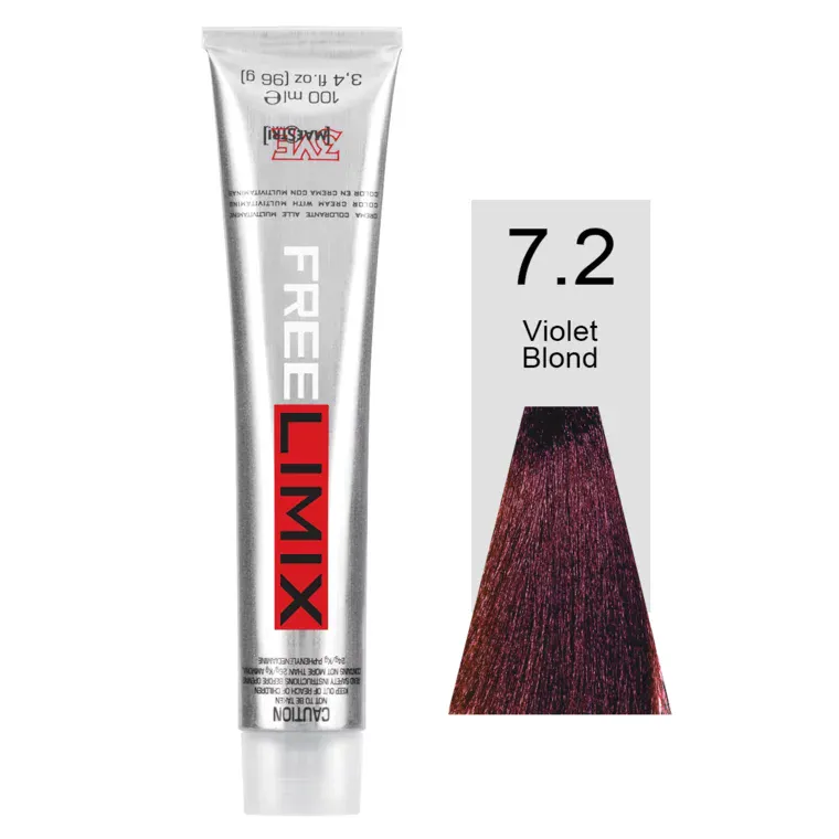 Ljubičaste nijanse - farba za kosu 100 ml — Ljubičastoplava 7.2 — slika 1