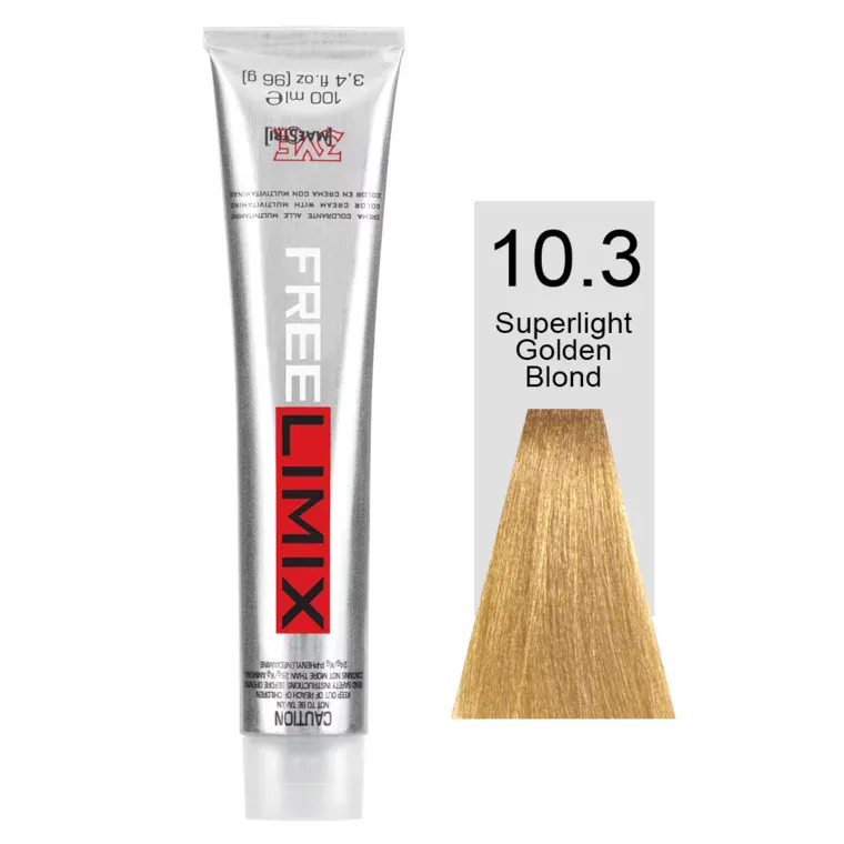 Intenzivne svetle nijanse - farba za kosu 100 ml — Veoma svetlozlatnoplava 10.3 — slika 1