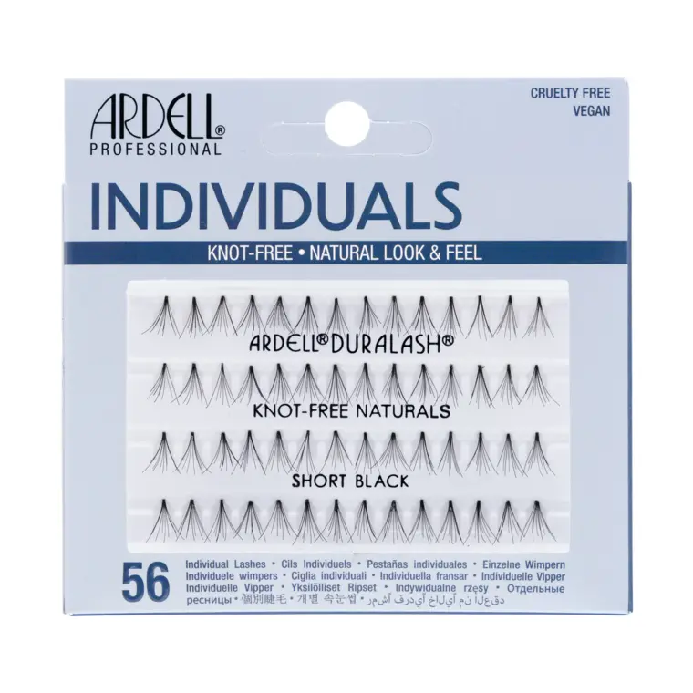 Individualne trepavice bez čvorića - Naturals kratke 56/1