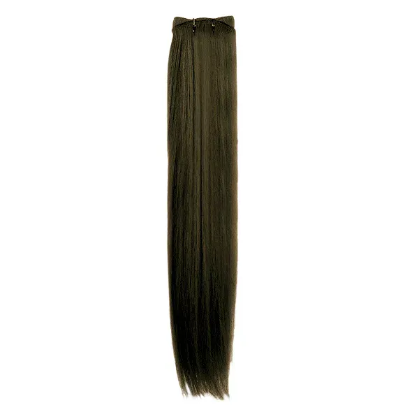 Prirodna kosa na tresi SHE 50-60cm — 8 Tamnoplava — slika 1