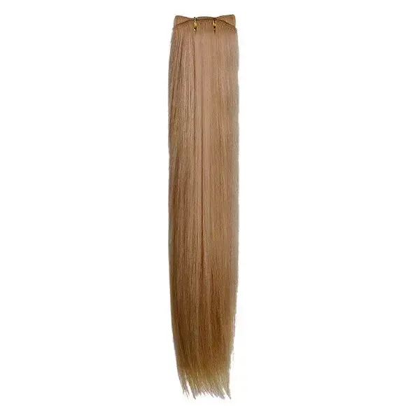 Prirodna kosa na tresi SHE 50-60cm — 27 Srednja zlatnoplava — slika 1