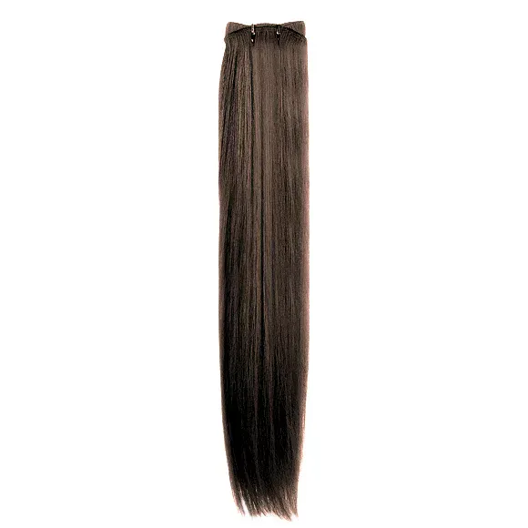 Prirodna kosa na tresi SHE 50-60cm — 6 Svetlokestenjasta — slika 1