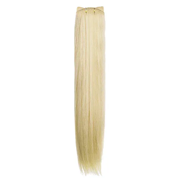 Prirodna kosa na tresi SHE 50-60cm — DB2 Svetloplava — slika 1
