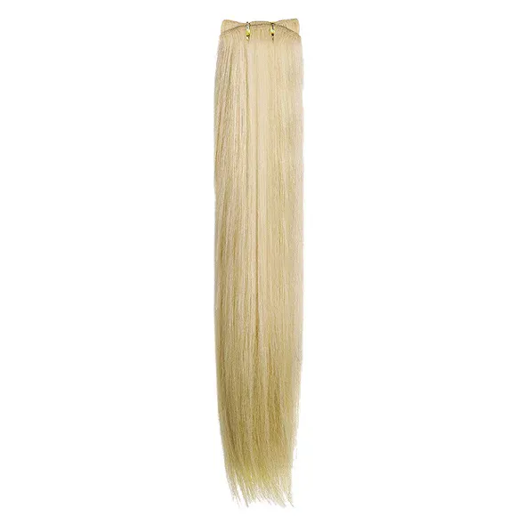 Prirodna kosa na tresi SHE 50-60cm — 26 Med plava — slika 1