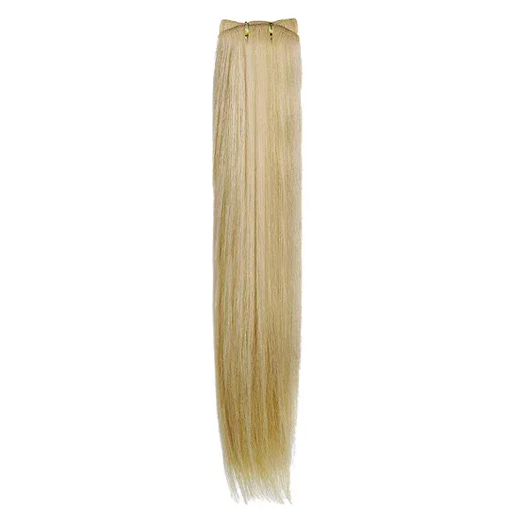 Prirodna kosa na tresi SHE 50-60cm — 60 Platinasta svetlosiva — slika 1