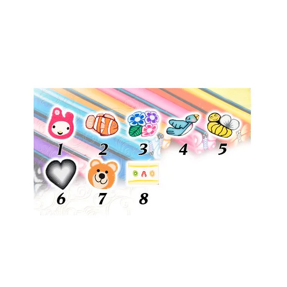 Fimo ukras za Nail Art ASNSGT8 — slika 1