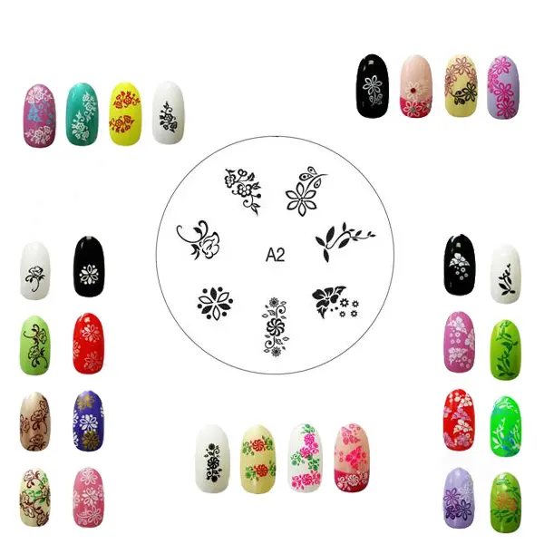 Šablon silikonski za Nail Art A2 — slika 2