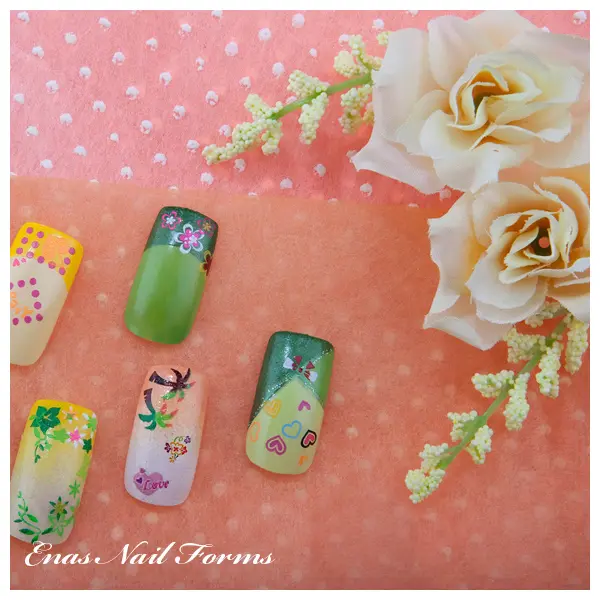 Šablon silikonski za Nail Art A2 — slika 3
