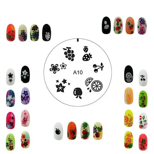 Šablon silikonski za Nail Art A10 — slika 2