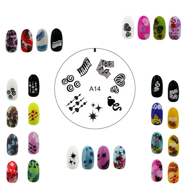 Šablon silikonski za Nail Art A14 — slika 2