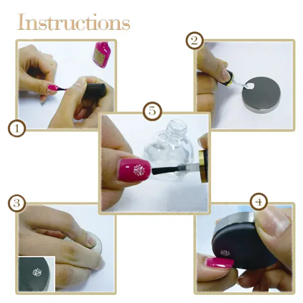 Šablon silikonski za Nail Art A14 — slika 4