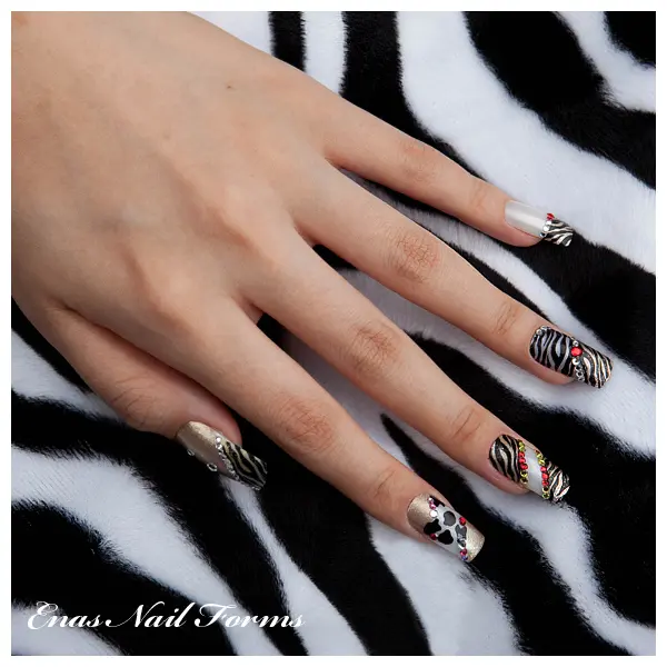 Šablon silikonski za Nail Art A18 — slika 3