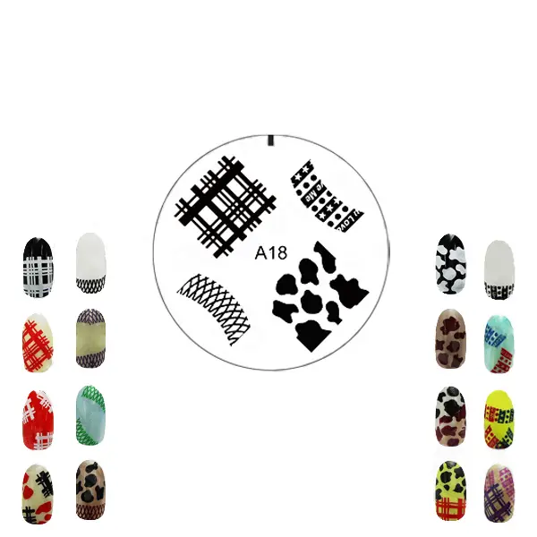 Šablon silikonski za Nail Art A18 — slika 4