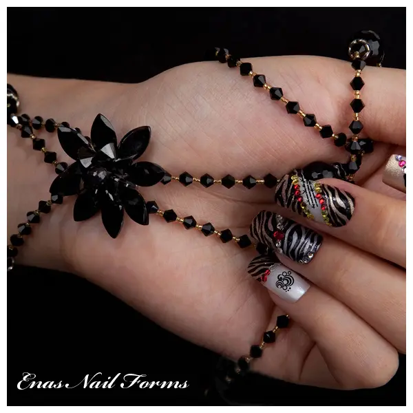 Šablon silikonski za Nail Art A23 — slika 3