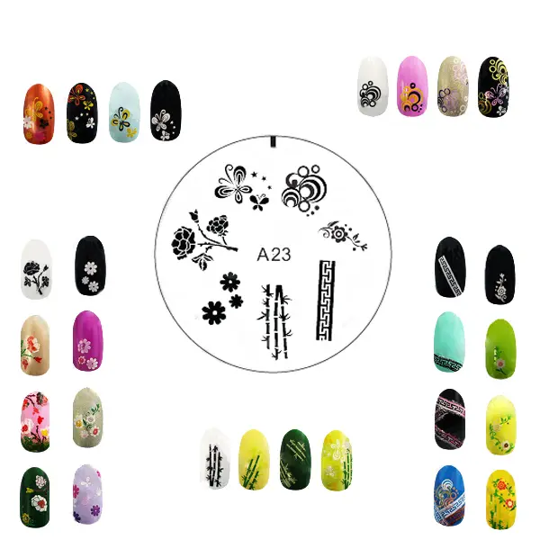 Šablon silikonski za Nail Art A23 — slika 4