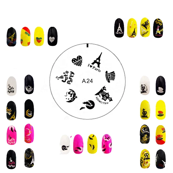 Šablon silikonski za Nail Art A24 — slika 4