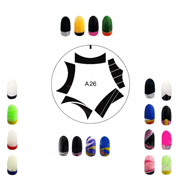 Šablon silikonski za Nail Art A26 — slika 4