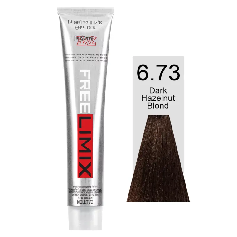 Lešnik nijanse - farba za kosu 100 ml — Lešnik tamnoplava 6.73 — slika 1