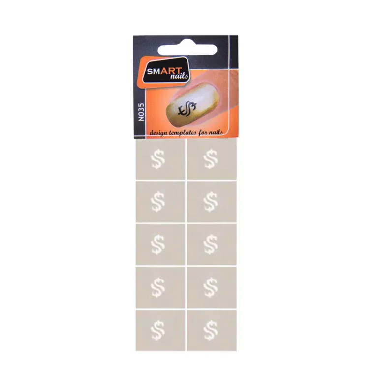 Šabloni za nokte ASNSM Smart Nails — Dollar NO35 — slika 1
