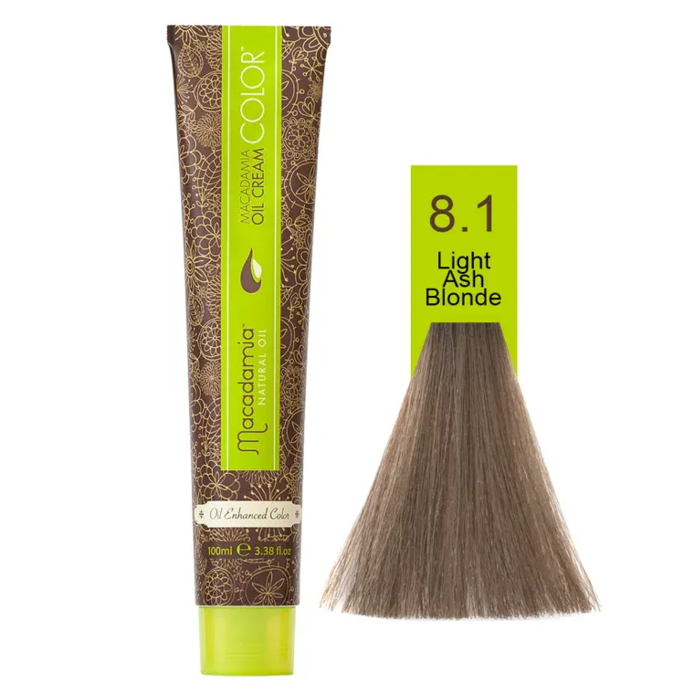 Pepeljaste nijanse - farba za kosu 100 ml — Svetla pepeljastoplava 8.1 — slika 1