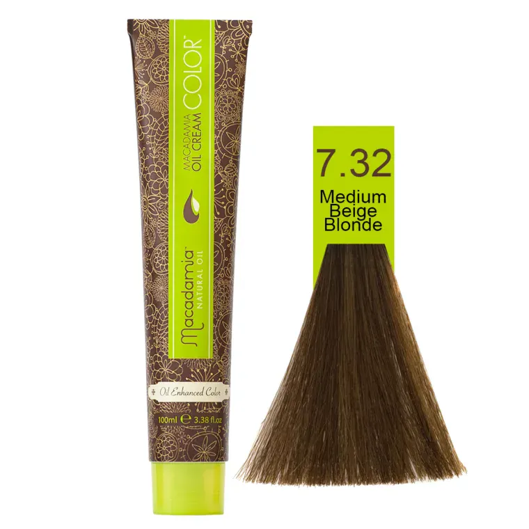 Bež nijanse - farba za kosu 100 ml — Bežplava 7.32 — slika 1