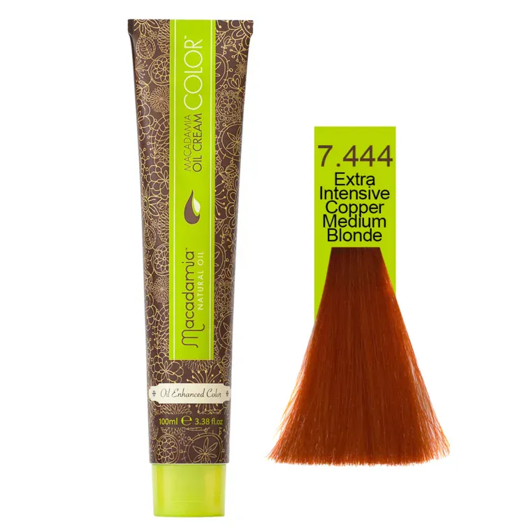 Ekstra bakarne nijanse - farba za kosu 100 ml — Veoma intenzivna bakarnoplava 7.444 — slika 1