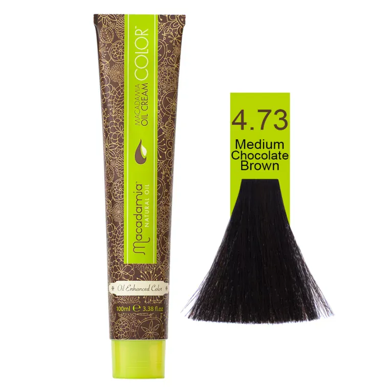 Čokoladne nijanse - farba za kosu 100 ml — Čokoladna braon 4.73 — slika 1