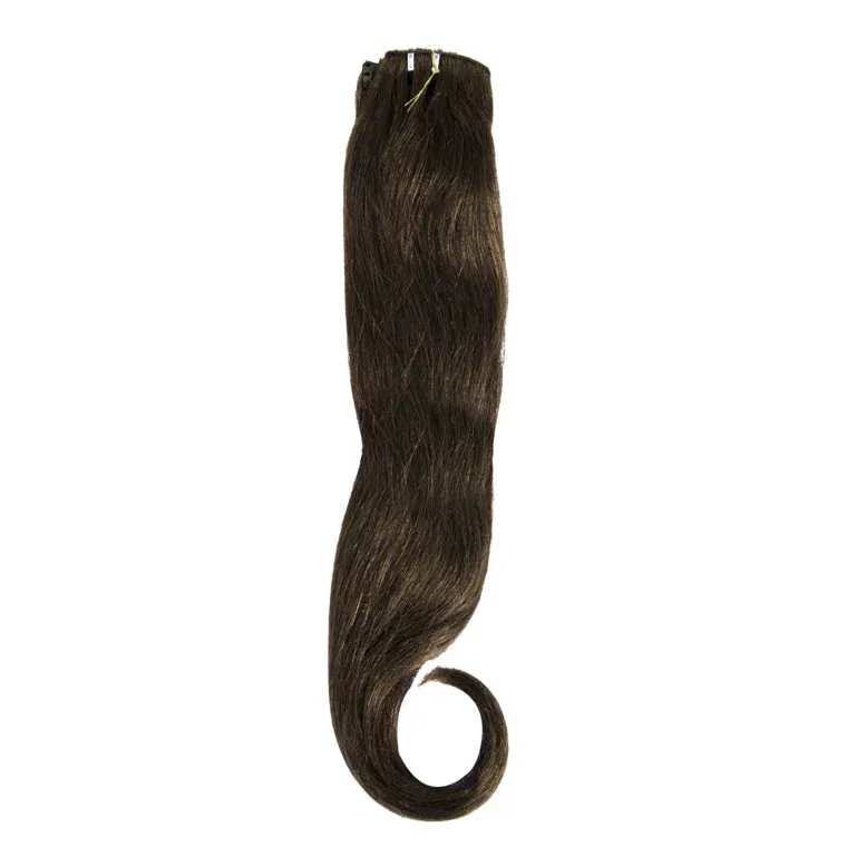 Prirodna kosa na tresi sa klipsama SHE 40-45cm — 8 Tamnoplava — slika 1