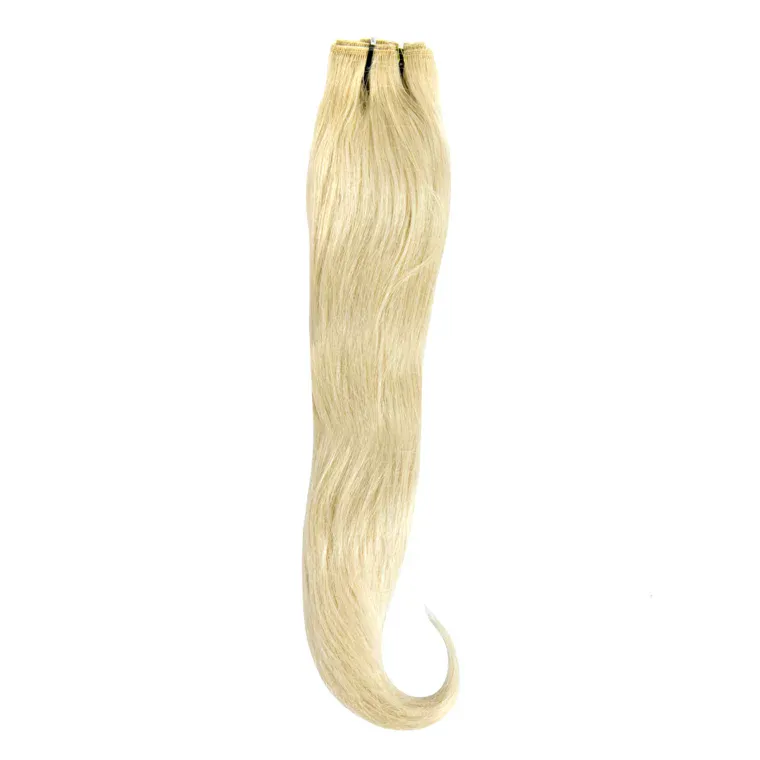 Prirodna kosa na tresi sa klipsama SHE 40-45cm — 20 Platinastoplava — slika 1