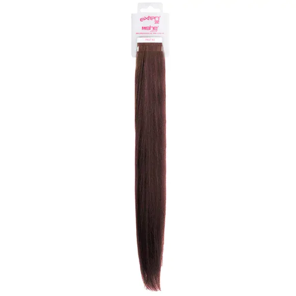 Prirodna kosa na samolepljivoj traci SHE 55-60cm 4/1 — 32 Mahagoni kestenjasta — slika 1