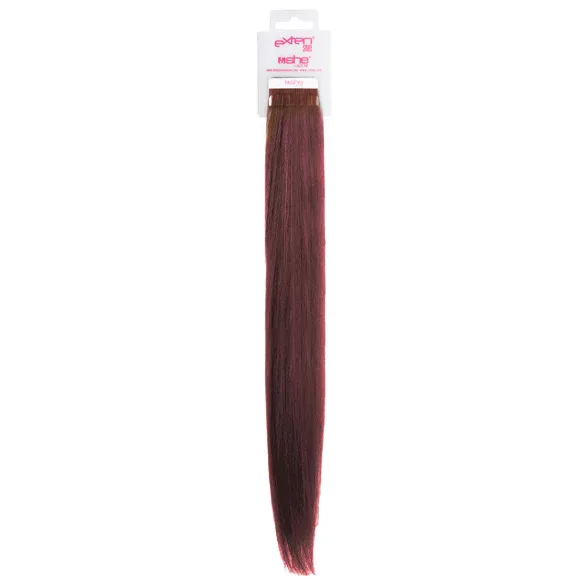Prirodna kosa na samolepljivoj traci SHE 55-60cm 4/1 — 35 Tamnocrvena — slika 1