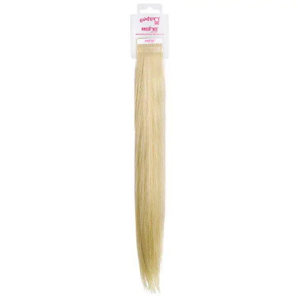 Prirodna kosa na samolepljivoj traci SHE 55-60cm 4/1 — 24 Med svetloplava — slika 1