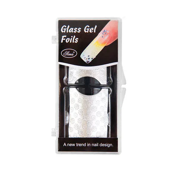 Ukrasna folija za izlivanje noktiju GLGF06 Aluminijum 10/1 — slika 1