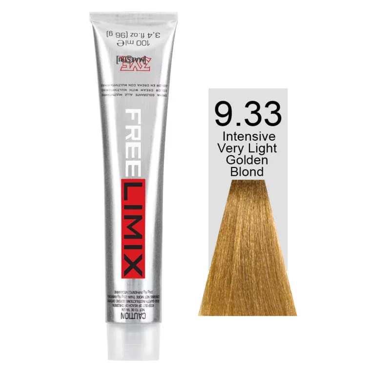 Ekstra zlatne nijanse - farba za kosu 100 ml — Intenzivna veoma svetlozlatnoplava 9.33 — slika 1