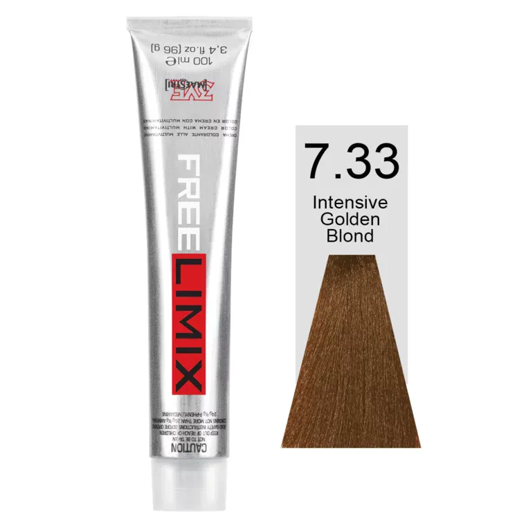 Ekstra zlatne nijanse - farba za kosu 100 ml — Intenzivna zlatnoplava 7.33 — slika 1