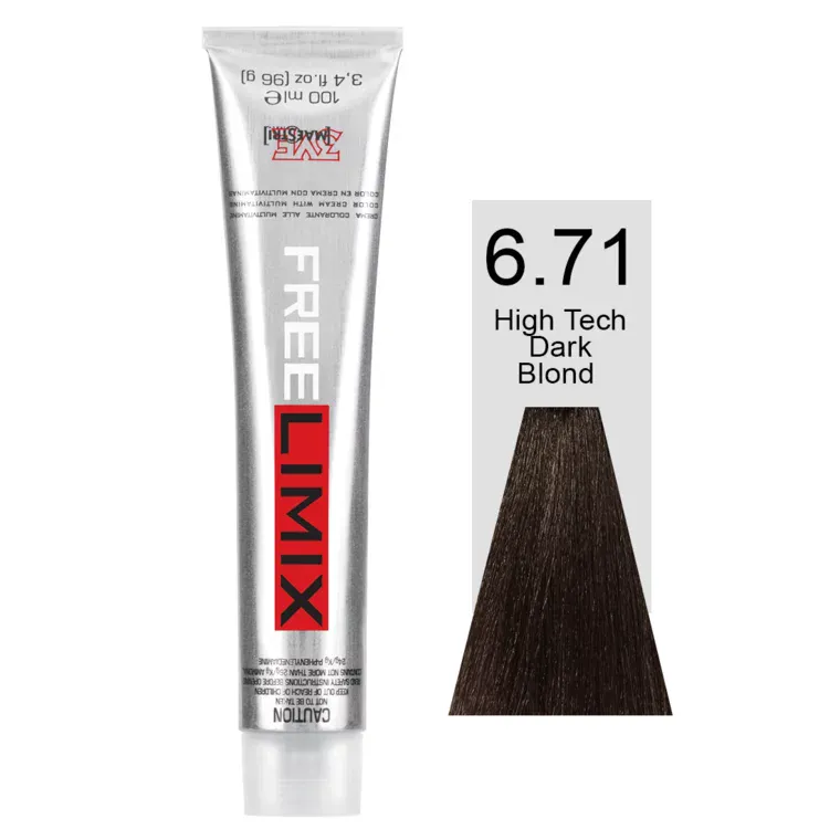 High Tech nijanse - farba za kosu 100 ml — High Tech tamnoplava 6.71 — slika 1