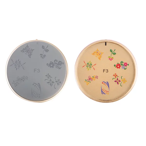 Šablon silikonski za Nail Art F3 — slika 1
