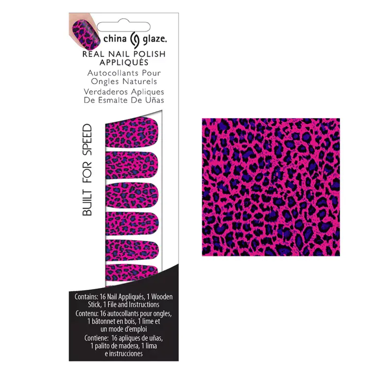 Nalepnice za nokte sa dizajnom China Glaze 16/1 — Built For Speed — slika 1