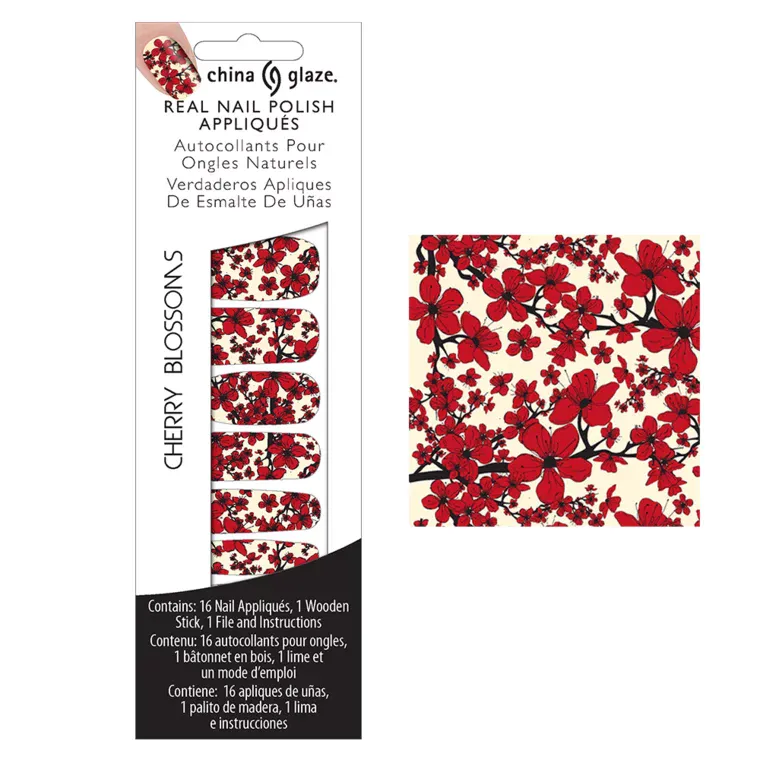 Nalepnice za nokte sa dizajnom China Glaze 16/1 — Cherry Blossoms — slika 1