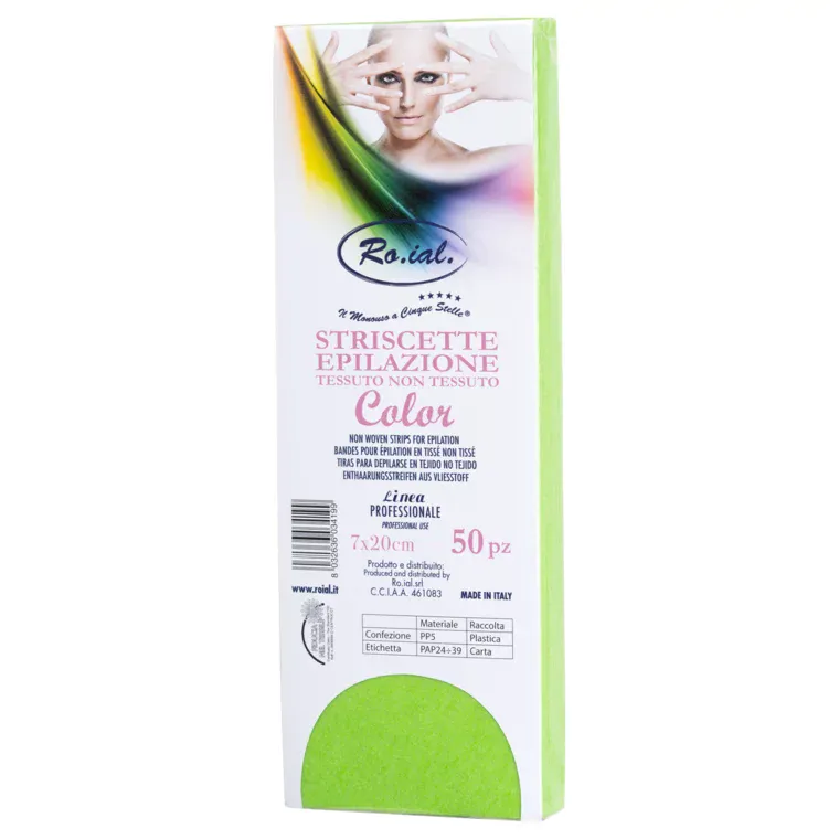 Trake za depilaciju ROIAL zelene 50/1 — slika 1