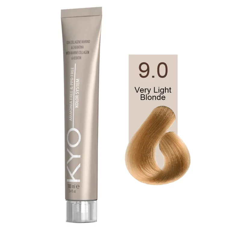 Prirodne nijanse - farba za kosu bez amonijaka 100 ml — Veoma svetloplava 9.0 — slika 1