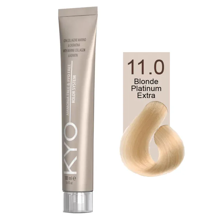 Prirodne nijanse - farba za kosu bez amonijaka 100 ml — Intenzivna platinastoplava 11.0 — slika 1